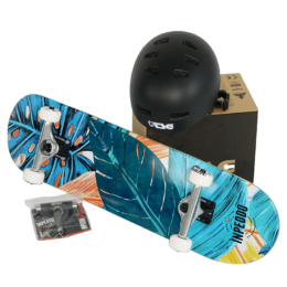 GORILLA x Inpeddo SKATEBOARD Set (Skateboard, Helm & Tool)